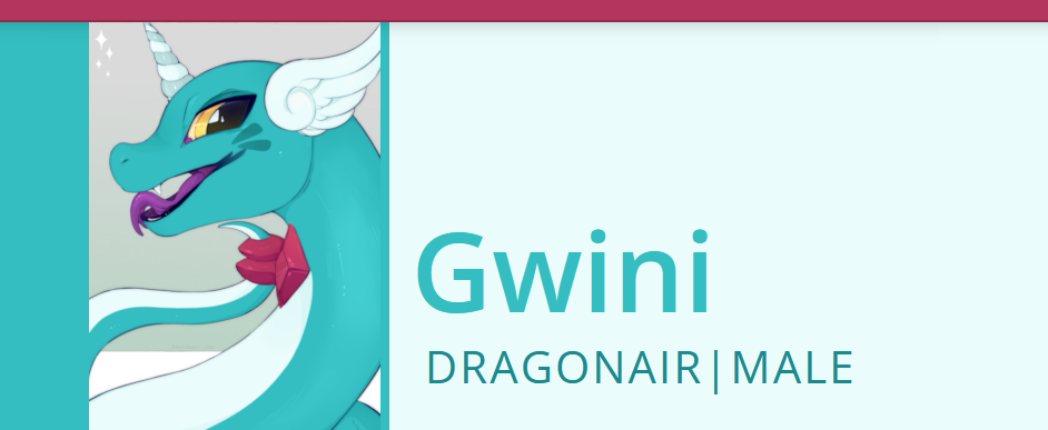 Gwini the Dragonair - Gyrotech's Characters