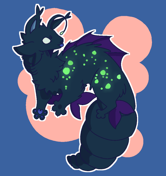 Blitz blepping with his tongue out.