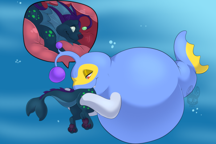 K'Aazast caught by a greedy lanturn.