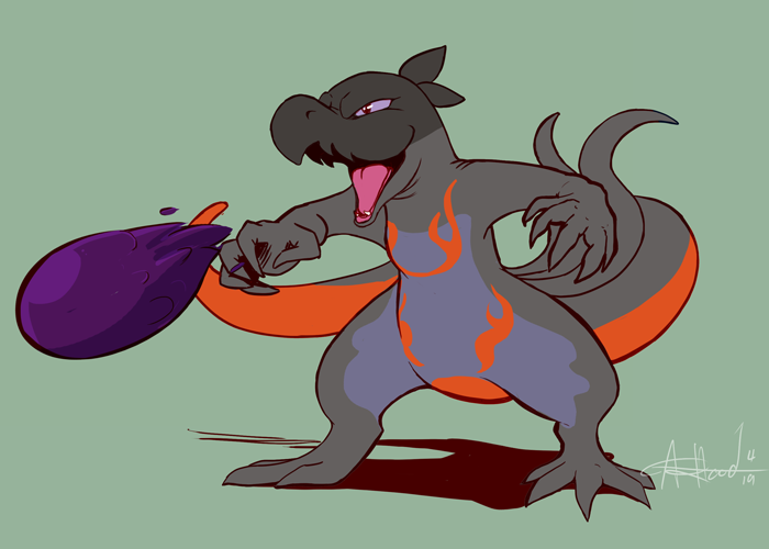 Saul Spitting Out a Glob of Venoshock