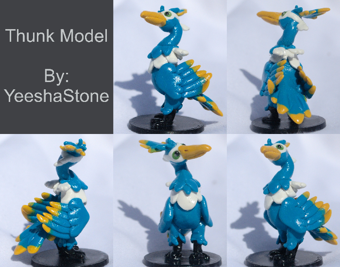 Thunk as a 3d Clay Model